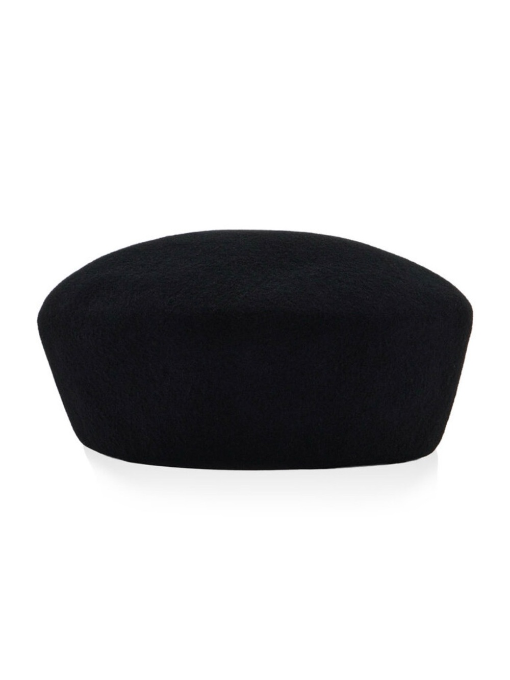 The Frankie Shop Black Wool Noxley pillbox hat